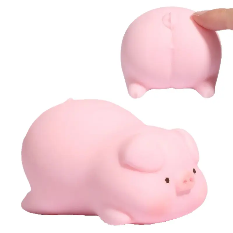Kawaii Pink Pig Squishy Fidget Toy | Slow Rebound Soft Squeeze Ball for Anxiety Stress Relief & Relaxation decompression dough ideal Perfect Party Favors & Small Gifts