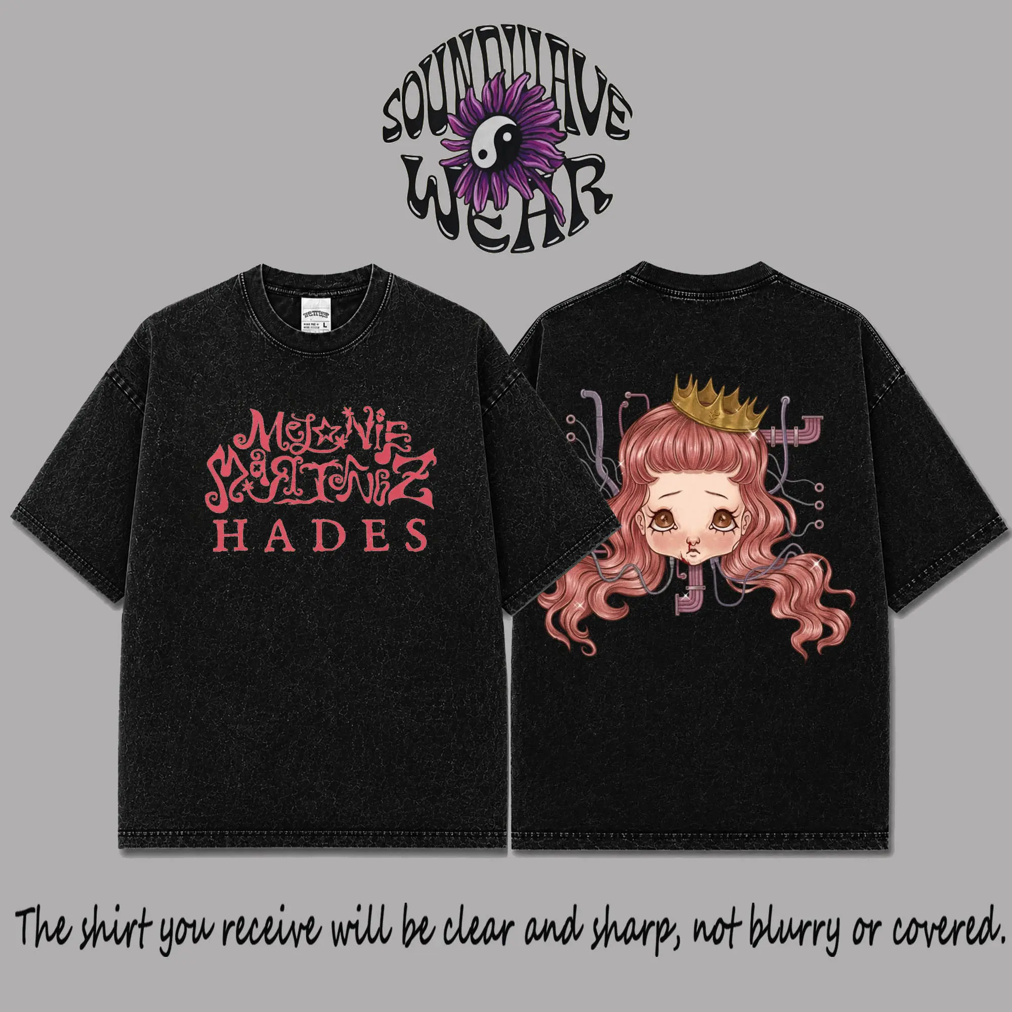 [SWW] Melanie Mtinez V4- Hades New Album THE HADES RITUAL 2026 Premium Cotton T-Shirt Graphic Alternative Pop Melanie Mtinez Fan Merch Gift For Music Lover,Vintage Fan Merch for Music Lovers S–5XL