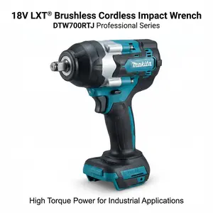 Makita DTW700 18V Heavy Impact Wrench Fastening Multifunctional Manual Lithium Ion Brushless Cordless Wooden Household Maintenance Tools Electric Tools torque