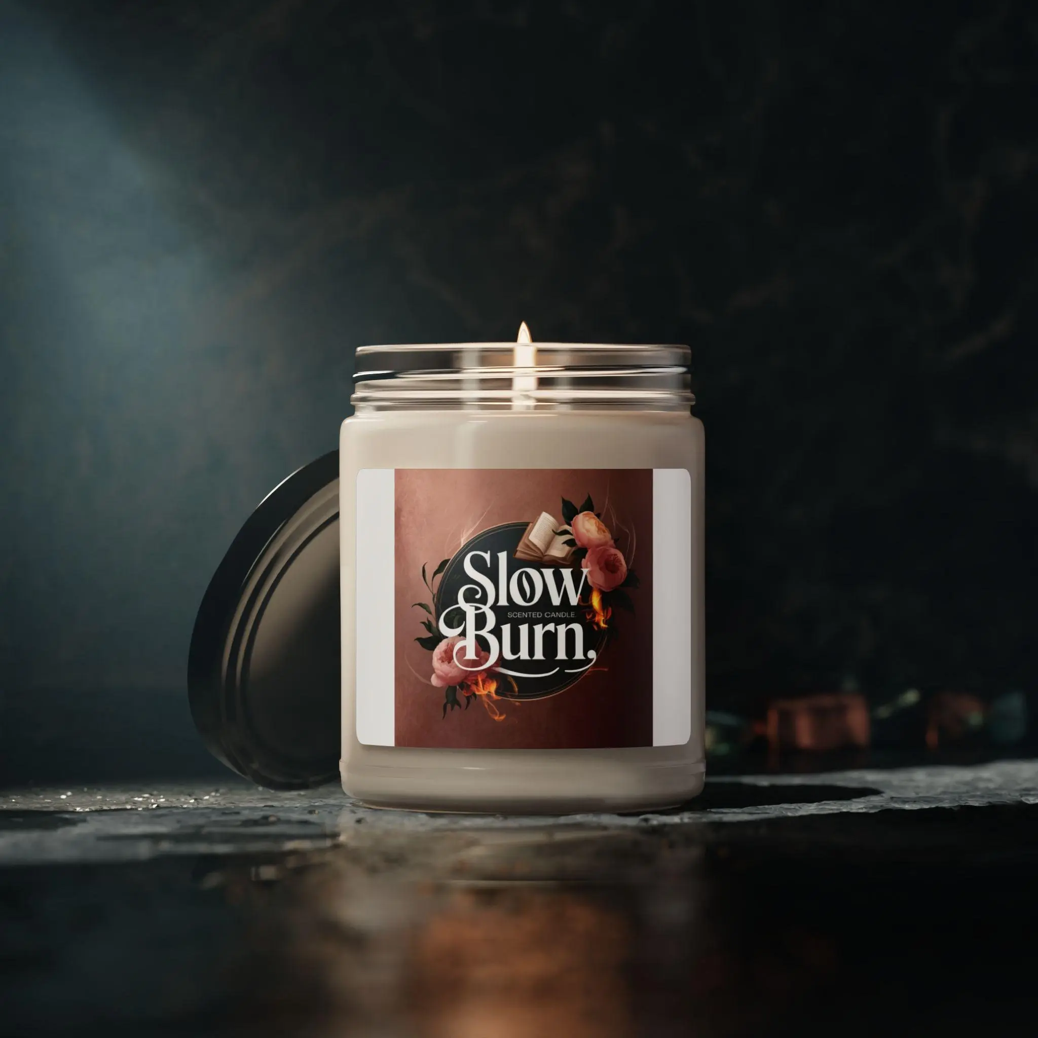 9oz Slow Burn Scented Candle - Warm Aroma for Cozy Home Decor