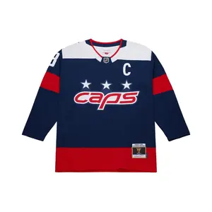 Alexander Ovechkin Washington Capitals Navy 2018 NHL Stadium Series Game Authentic Jersey