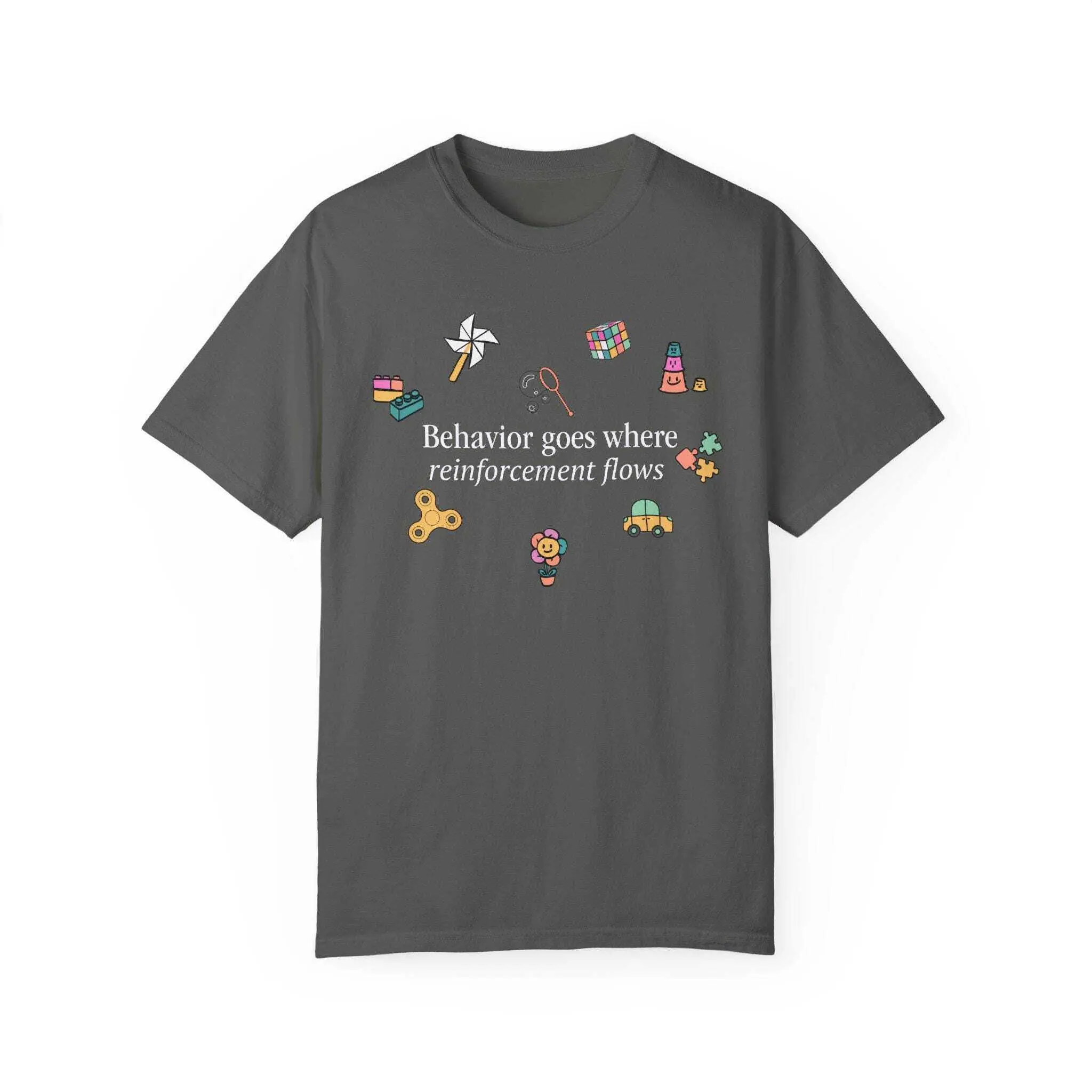 Comfort Colors®  Bcba Shirt Rbt Aba Therapy Shirt Applied Behavior Analyst Gift Behavior Therapist Specialist Behavior Interventionist Fabric Top Womenswear Fit