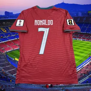 C7 Ronaldo 2526 Home Quick-Drying -Red Jersey