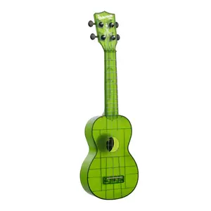 The Waterman Jade Green Transparent Soprano Ukulele - Kala Brand
