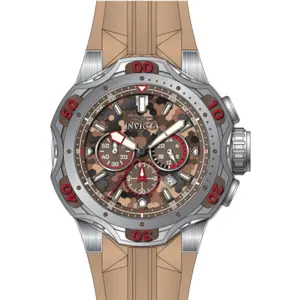 Invicta Men's 47761 Venom Quartz Chronograph Brown, Tan Dial Watch