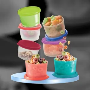 Tupperware 150ml Quartet Containers Perfect for Sauces Dressings and Salad Toppings Convenient and Practical Kitchen Essentials
