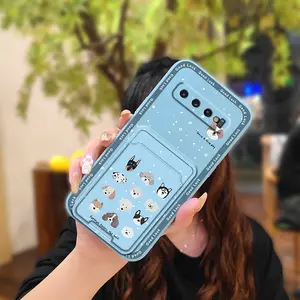 Anti-dust Solid color Phone Case For Samsung Galaxy S10 Plus/S10+/SM-G975N Cute protective TPU Full wrap Dirt-resistant Durable Shockproof Soft case Skin feel silicone Graffiti