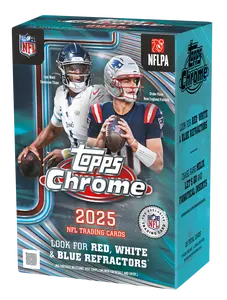 2025 Topps Chrome Football Value Box (Blaster)