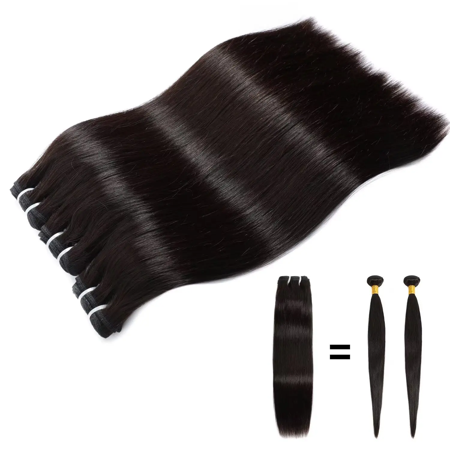 Lemoda Straight Virgin Human Hair Bundles 100% Unprocessed Straight Raw Human Hair Extensions Great Qanlity Hair Weave Bundles Natural Lemoda Straight Virgin Human Hair Bundles 100% Unprocessed Straight Raw Human Hair Extensions Great Qanlity Hair Weave Bundles Natural