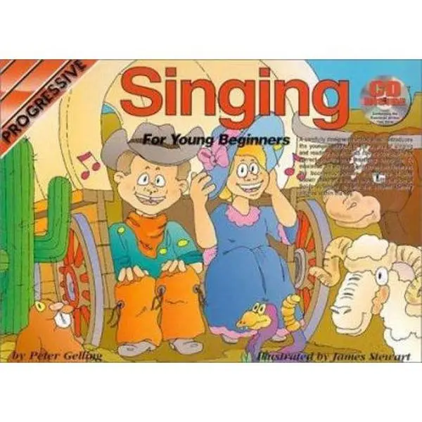 Used Book - 69141 - Peter Gelling's Progressive Singing Method for Young Beginners, Paperback with Online Audio (English)