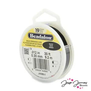 Stringing Wire Beadalon 19-Strand Black