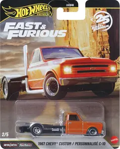 Hot Wheels 2026 Fast & Furious 25th Anniversary 1967 Chevrolet Custom C10 1:64 Diecast Model Car