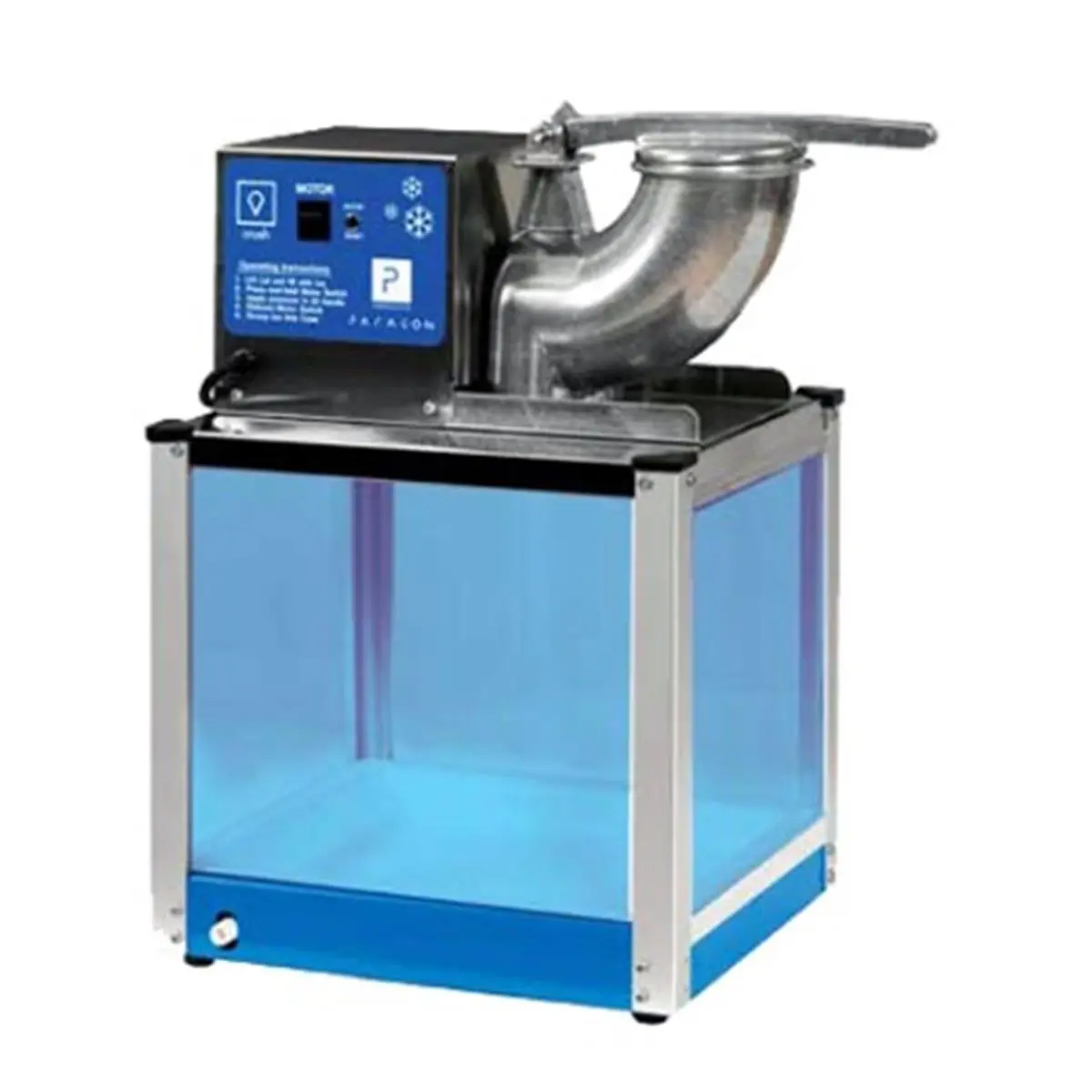 212 MAIN Arctic Blast Sno Cone Machine - Stainless Steel Shaved Ice Food Processing Equipment, 120V Power, 500lb Capacity, 16x14x24in Portable Size, Sun Shield, Polycarbonate Scoop, Aluminum Components, for Household & Commercial Use, Fairs