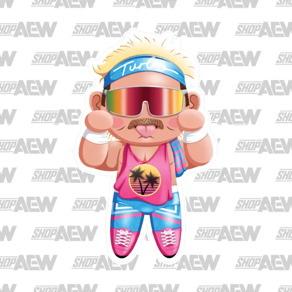 The Outrunners - Turbo Floyd Chibi Sticker