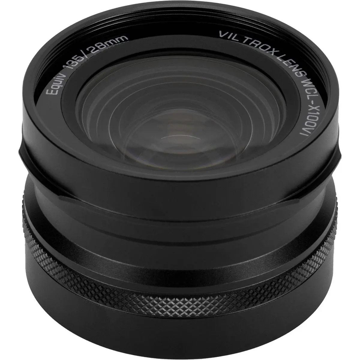 Viltrox WCL-X100VI Magnetic Automatic Compact Metal-Mount Wide Conversion Lens for Fujifilm X100 Series Cameras, Black