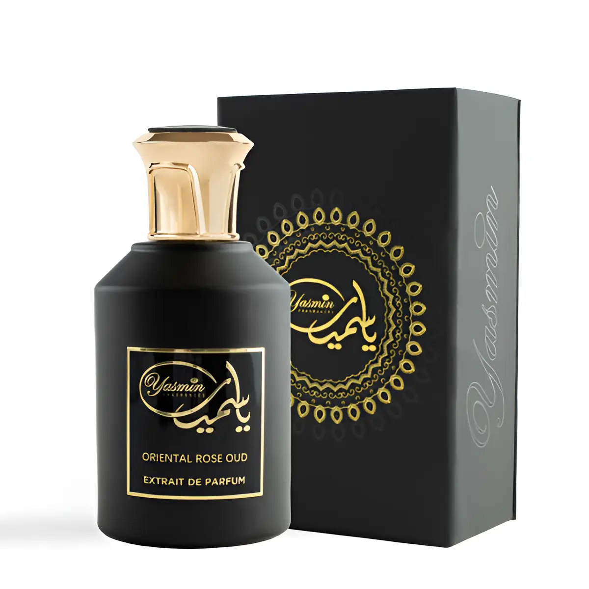 Oriental Rose Oud Extrait De Parfum 100ml (3.4oz) – Luxury Unisex Oud Perfume for Men & Women | Long Lasting Smoky Woody Fragrance with Rose, Saffron, Amberwood & Incense | Premium Arabic Evening Scent Gift