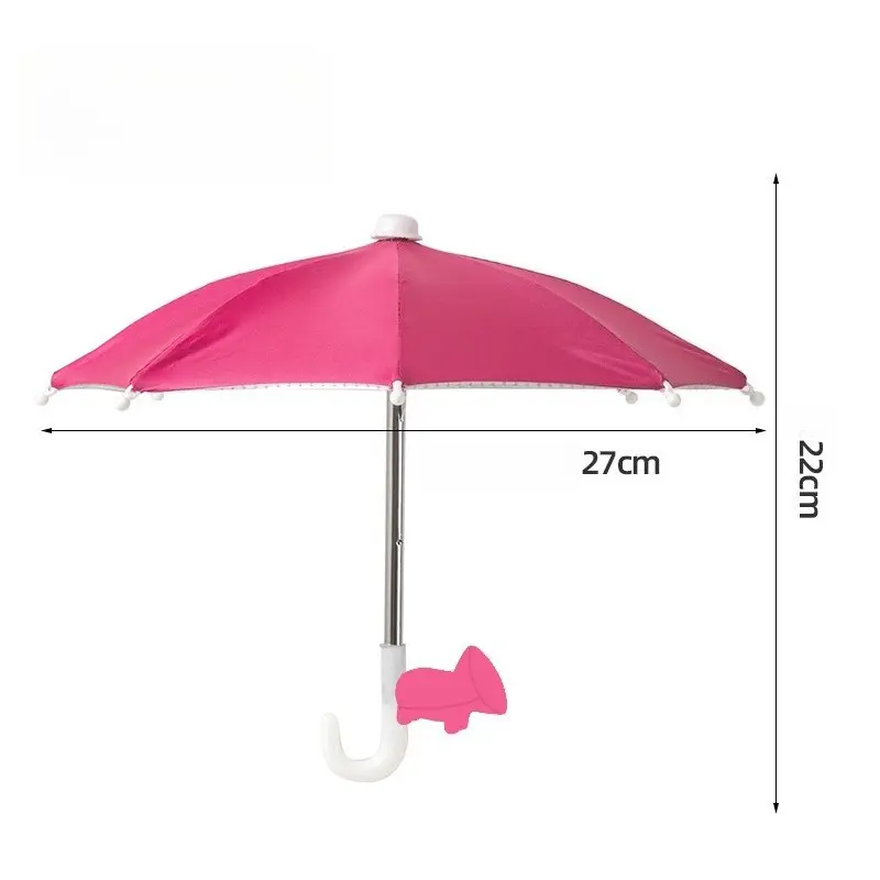 Fuchsia umbrella + fuchsia accessories