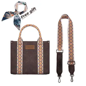 Wrangler Aztec Tote Bag for Women Boho Shoulder Purse