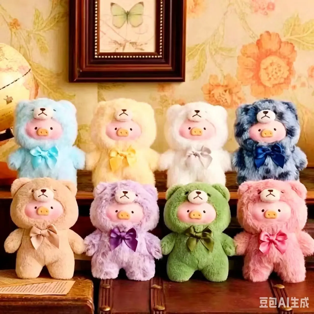 Canned Pig LuLu - Retro Teddy Toy Store Vinyl Fleece Pendant Entertainment Collectibles