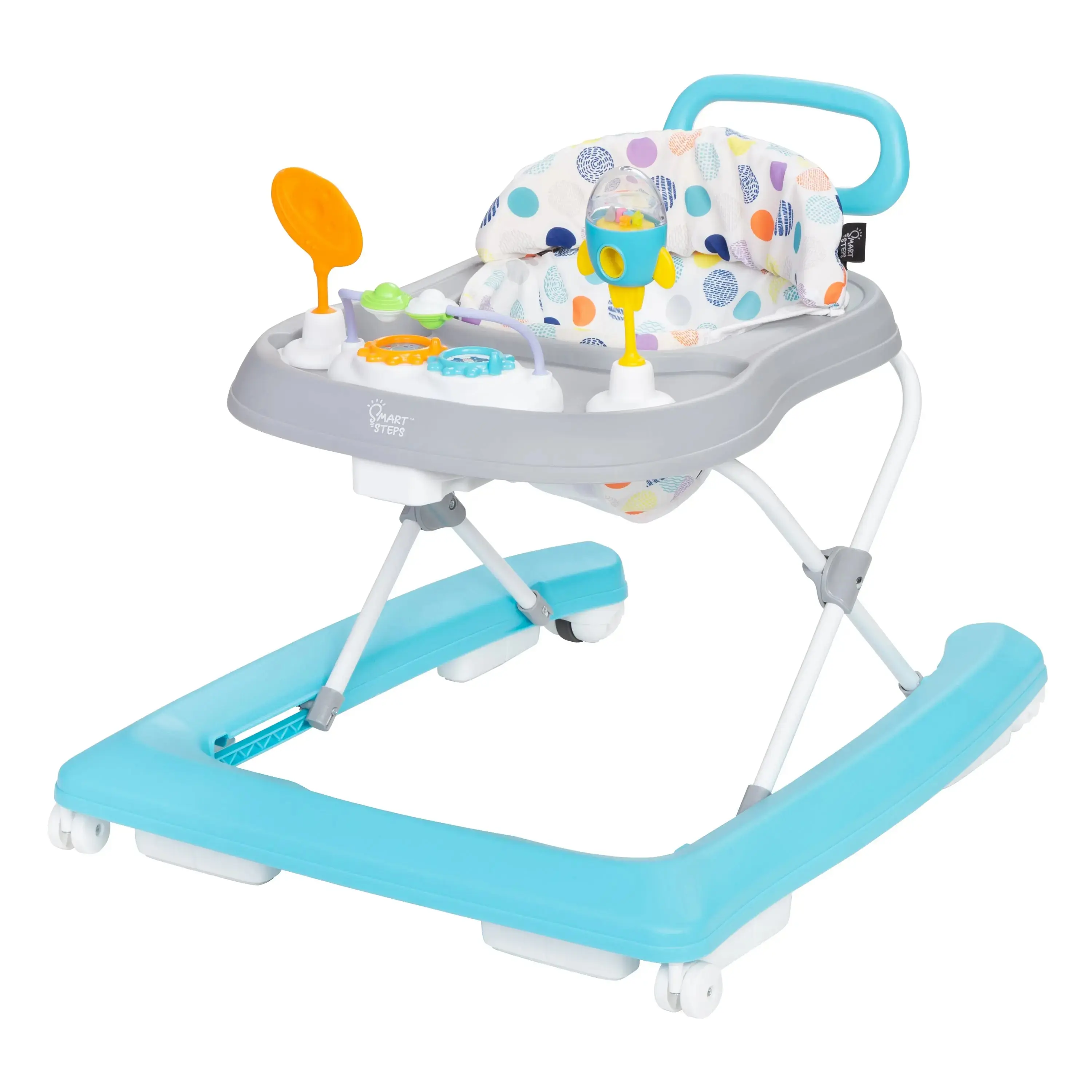 Smart Steps® Trend PLUS 2-in-1 Foldable Walker w/ Removable Deluxe STEM Learning Developmental Toys