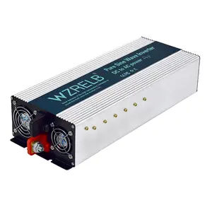 3000w Pure Sine Wave Inverter 24v to 110v 120v Power Converter DC to AC Solar Car Motor RV Off Grid System
