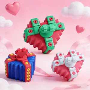 Valentine's Day creative toy gift box with a sense of surprise and ceremony, a fun and romantic gift for your boyfriend and girlfriend
