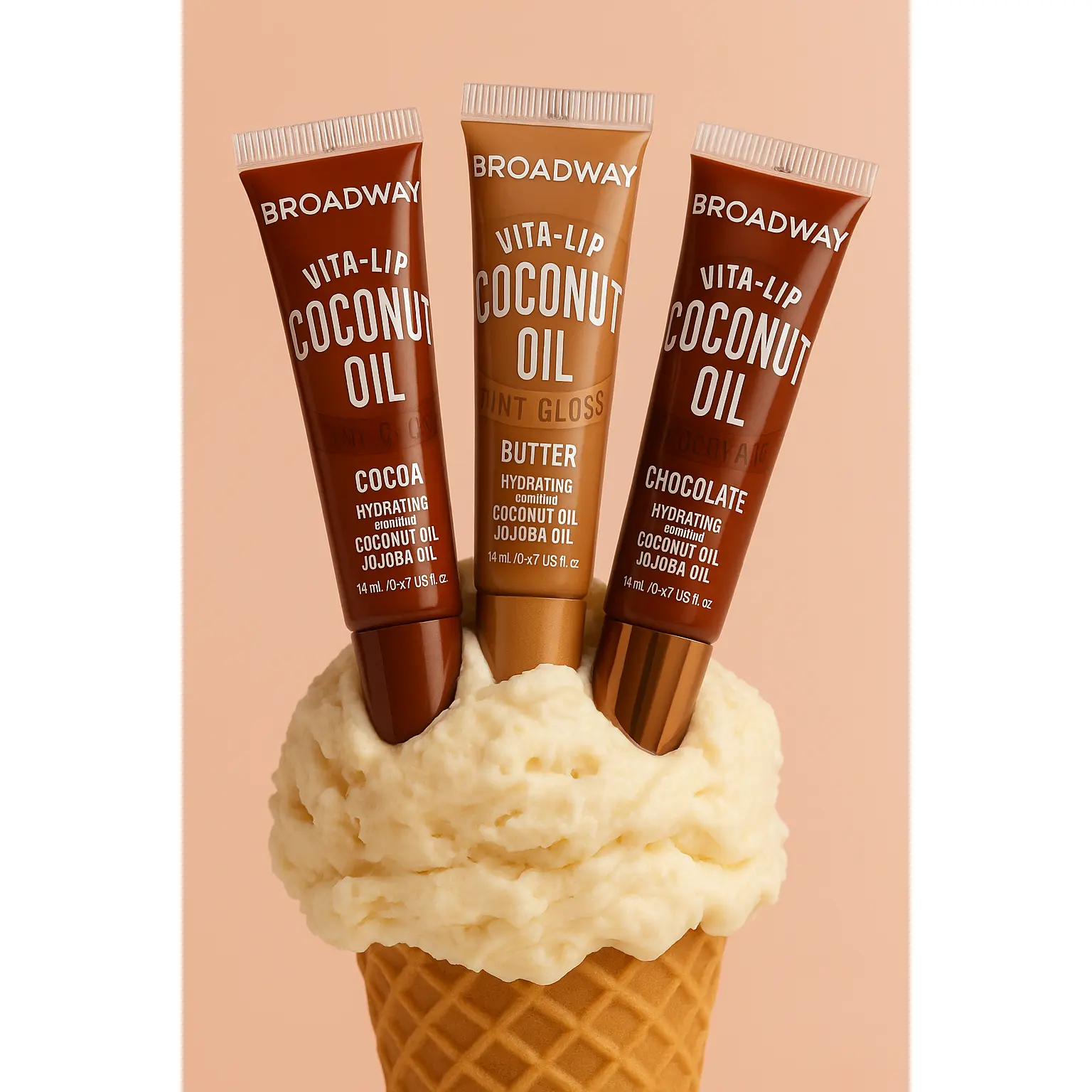 Broadway Lipgloss Trio Set (Nude) 🤎