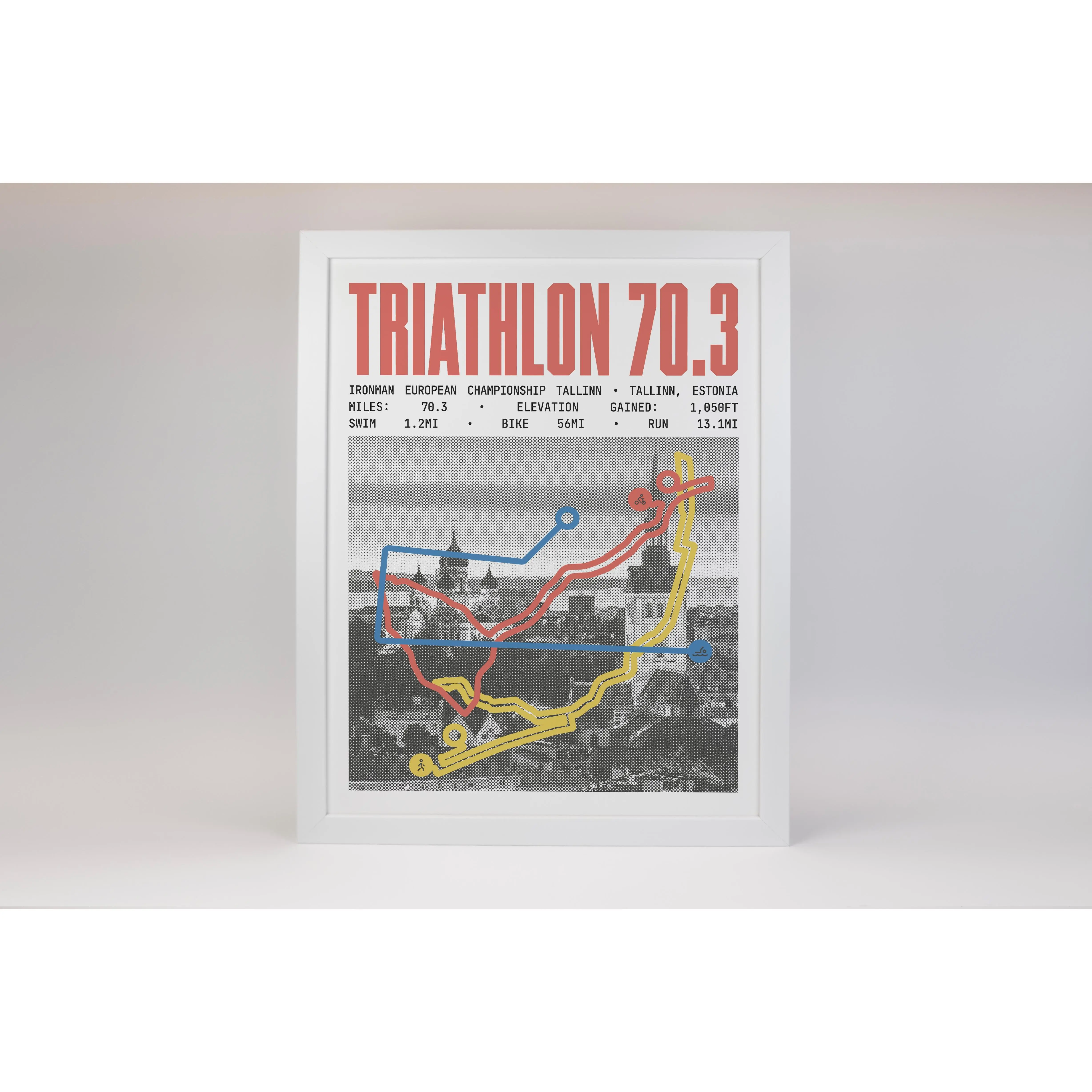 Ironman 70.3 European Championship Tallinn Poster