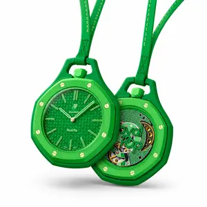 Limited-Time Deal New Co-Branded Edition Mechanical Watch Purse Accessory, Ceramic Bezel Couple Watch Style Charm