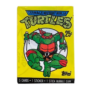 1989 Topps Teenage Mutant Ninja Turtles TMNT Cards Unopened Pack