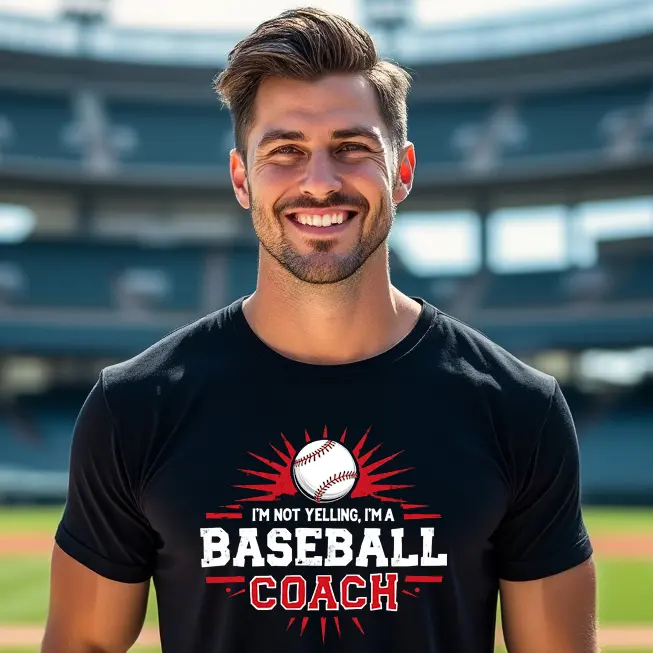 Baseball Coach T-Shirt - Everything Baseball Sports Gift - Adult S-5X Short Sleeve Tee Shirt