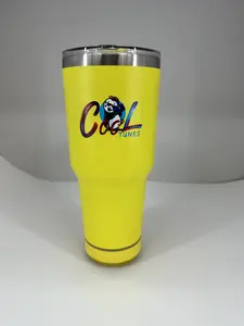 Cool Tunes Bluetooth Speaker Cup Take anywhere, Stainless Steel, Keeps drinks Cold Or Hot & Plays Music Sturdy Tumbler Mug Flasks Portable Lid Drinkware Classic