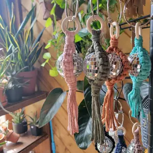 Disco Ball Rearview Mirror Hanger