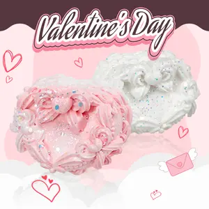 Valentine's Day Taba Squishy Silicone & TPR Mochi Soft Sticky Squezze Toys Gift for Kids Anime Design Stress Relief Toy Mochi Squishy Deck Stress Ball Sensory Grippie Set Artificial W1