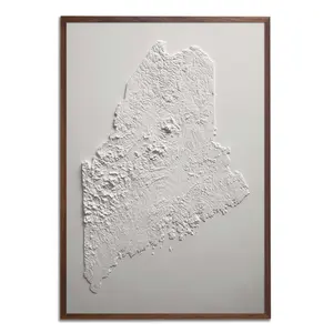 California 3D Raised Relief Map – Educational Geography Wall Art & Home Decor Map