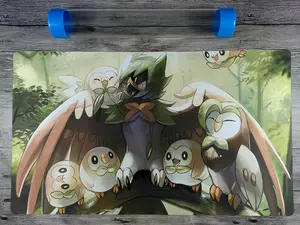 Ygomat Playmat Decidueye Rowlet PM TCG CCG Play Mat