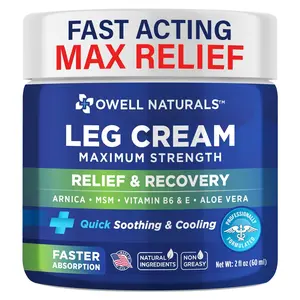 OWELL NATURALS Restless Maximum Strength Legs Cream for Restless Legs Syndrome