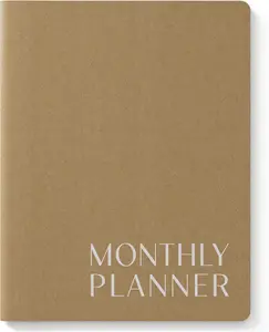Monthly Planner 2026-2027, Jotsome 18 Months Calendar Planner from July 2026 to December 2027, 8.5"x11", Stitched Binding, Soft Cover, Large Monthly Personal Planner for School Plan, Study and Schedule, Kraft Brown