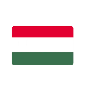 Custom Adhesive Stickers Hungary Flag Credit Card Sticker - High Quality, Waterproof, Stain Resistant