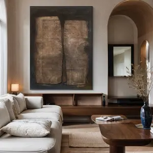 Brown Wabi-Sabi Wall Modern Abstract Minimalist Wall Poster Brown Wabi-Sabi Wall Modern Abstract Minimalist Wall Poster