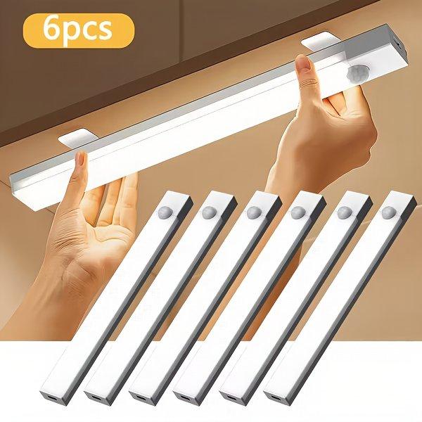LED Motion Sensor Cabinet Lights USB Rechargeable Dimmable 3 Modes Wireless Night Light for Bedroom Stair Kitchen Office Bedside Cabinet Lighting LED Motion Sensor Cabinet Lights USB Rechargeable Dimmable 3 Modes Wireless Night Light for Bedroom Stair Kitchen Office Bedside Cabinet Lighting