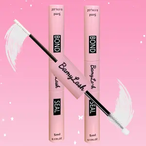2 in 1 Waterproof DIY Cluster Lash Bond and Seal Eyelash Glue, 2 Counts Long Lasting Daily Eyelashes Glue for Eyelashes Extensions, Eye Makeup Tool for Women