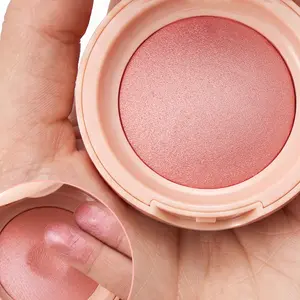 PHOFAY Soft Pinch Glitter Powder Blush, Glow Peach Blush Makeup Cosmetic Gifts, Cruelty Free-Shape, Contour & Highlight Face for a Shimmery Finish