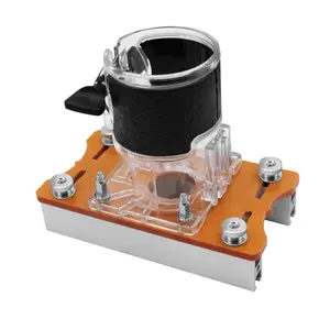 1 set 2-in-1 Woodworking Slotting Bracket: Invisible Fasteners & Concealed Connector for Furniture Making Adjustable Bracket