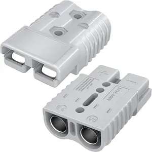 175Amp Battery Quick Connect/Disconnect Connector,12V Wire Harness Plug Connector Kit with 1/0 AWG Quick Disconnect Battery Terminal for Car Winch Trailer - 2 Pack