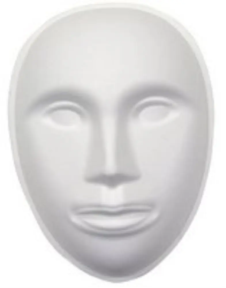 212 MAIN 8 in. Cardboard Headpiece Masks, Ready-to-Paint Home Celebration Party Favors, Festive Decorating Party Supply Accessories, Home Supplies