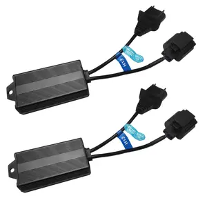 AUXITO H13/9008 LED Canbus Decoder Anti Flicker Harness Error Free Resistor Capacitor for LED Headlight Bulbs, Pack of 2
