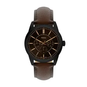 Fossil Men's Pearson Multifunction Brown Leather Watch