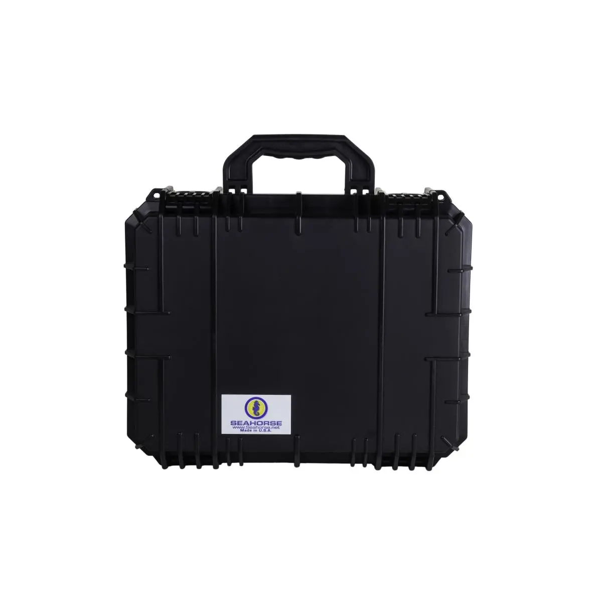 Seahorse 630 Tool Storage Kit with Foam Insert, Rust-Proof Hinges, Watertight Seal, Latches, Waterproof Design - Black, for Travel & Valuable Storage Organization