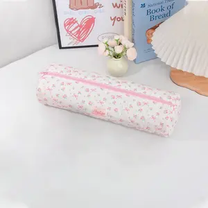 1PC Pink Bowknot Hair Dryer, Hair Curler Storage Bags For Portable Cosmetic Bag, Cosmetic Pouch, Makeup Pouch, Travel Toiletry Bag, Handbag Dustproof Large Capacity Protective Cover, Travel Accessory, Travel Essentials Back-to-school season